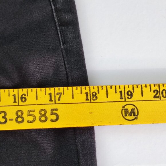 Buffalo David Bitton Faye jeans women's size 29 black mid-rise stretch skinny - Picture 10 of 13